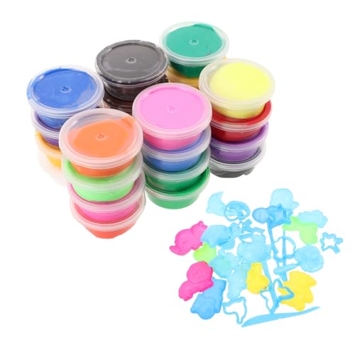 Milisten Farben Modelliermasse Lufttrocknend Ultraleicht Non-Sticky Knete mit Formbaren und Formbaren Werkzeugen für Jungen und Mädchen DIY Kreativität von Milisten
