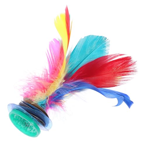 Milisten Farbenfrohe Gänsefeder Shuttlecock Federbälle Badminton Bunter Hühnerfederfederball Federball treten Chinesische Federbälle Kick Federball Chinesisch Jianzi Gänsefedern Milisten Farbenfrohe Gänsefeder Shuttlecock Federbälle Badminton Bunter Hühnerfederfederball Federball treten Chinesische Federbälle Kick Federball Chinesisch Jianzi Gänsefedern von Milisten