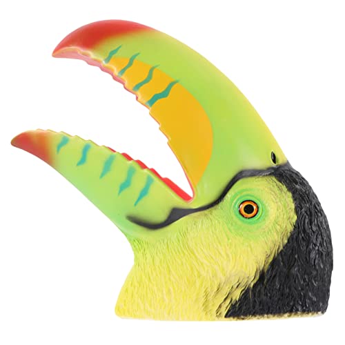 Milisten Farbige Toucan Handpuppe für Waschbare Tierfigur aus Weichem Material Interaktives für Frühkindliche Bildung und Kreative Rollenspiele von Milisten