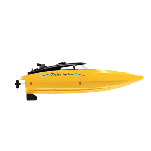 Milisten Ferngesteuertes Boot für Erwachsene Hochgeschwindigkeits Wasserspielzeug Gelb für Pool Badewanne Kleine Teiche und Seen aus Hochwertigem Gefertigt Modellgestaltung und Frische von Milisten