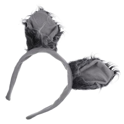 Milisten Festival-kopfschmuck- Wolfsohren Wolf Stirnband Cosplay-kostüm-stirnband Flauschige Haarreifen Tierische Cosplay-ohren Inc. Partystirnband Haarband Cosplay-stirnbänder Plastik von Milisten