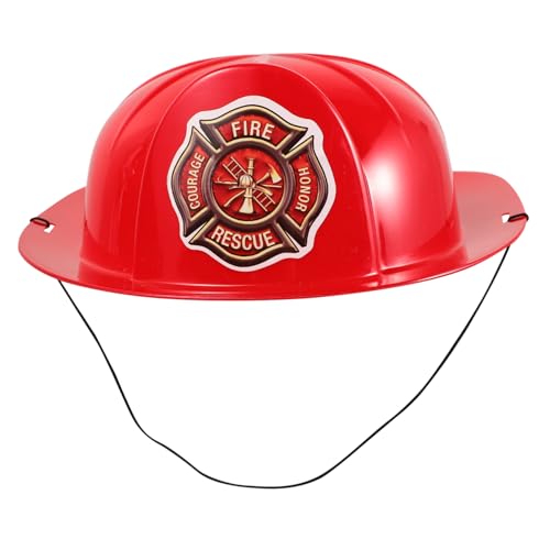 Milisten Feuerwehrhelm aus Kunststoff Rollenspiel Zubehör für Jungen und Mädchen für Geburtstagsfeiern und Halloween Kostüme Feuerwehrmann Kostüm Hut Milisten Feuerwehrhelm aus Kunststoff Rollenspiel Zubehör für Jungen und Mädchen für Geburtstagsfeiern und Halloween Kostüme Feuerwehrmann Kostüm Hut von Milisten