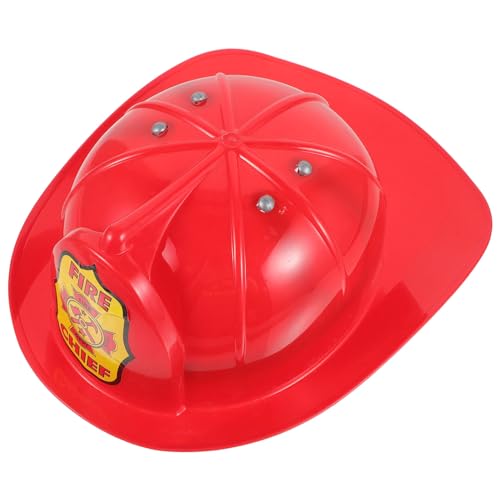 Milisten Feuerwehrmann Cosplay Helm für Einheitsgröße Plastik Feuerwehrmütze für Jungen und Mädchen Kostümzubehör für Geburtstagsfeiern Halloween und Rollenspiele Milisten Feuerwehrmann Cosplay Helm für Einheitsgröße Plastik Feuerwehrmütze für Jungen und Mädchen Kostümzubehör für Geburtstagsfeiern Halloween und Rollenspiele von Milisten