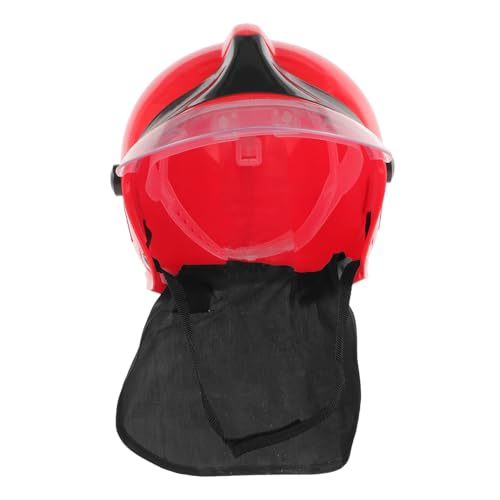 Milisten Feuerwehrmann Helm für Realistisches Kostüm Zubehör für Mottopartys Geburtstagsfeiern und Halloween Robustes und Leichtes Material Rot Milisten Feuerwehrmann Helm für Realistisches Kostüm Zubehör für Mottopartys Geburtstagsfeiern und Halloween Robustes und Leichtes Material Rot von Milisten