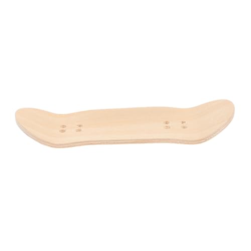Milisten Finger Skateboard Deck aus Ahornholz Ersatzbrett für Fingerboards Stylisches und Funktionales Skateboard für Tricks und Training Natürliches Finish für Enthusiasten von Milisten