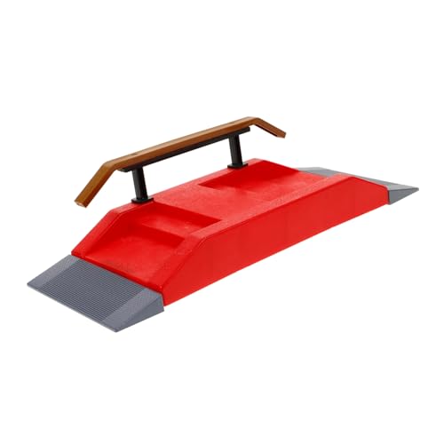Milisten Finger Skateboard Ramp Mini Skate Park Zubehör für Szenen Leicht Montierbar Individuell Gestaltbar für Perfektes für Skateboard Fans von Milisten