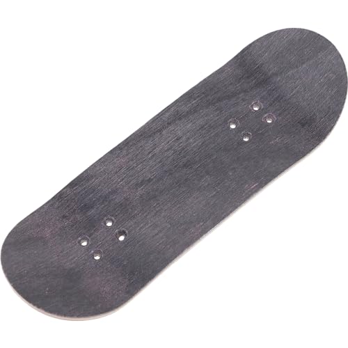 Milisten Finger Skateboard aus Holz Professionelles DIY Mini Skateboard für Rutsch Oberfläche Robustes Design für Fingerkoordination und Stressabbau von Milisten