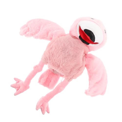 Milisten Flamingo Handpuppe aus Plüsch Interaktive Geschichtenerzähler Vogel Handpuppe für Kreative Rollenspiele und Fantasievolles von Milisten