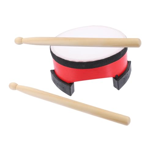 Milisten Floor Drum Percussion Instrument mit Roten Handtrommeln und Drumsticks Leichtes Musikspielzeug für Musikalische Früherziehung und Rhythmische Milisten Floor Drum Percussion Instrument mit Roten Handtrommeln und Drumsticks Leichtes Musikspielzeug für Musikalische Früherziehung und Rhythmische von Milisten