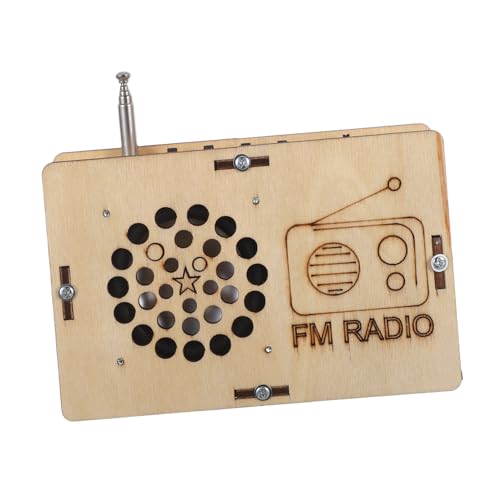 Milisten Fm Radio Bausatz für Ab Jahren Stem Wissenschaftsprojekt Einfach zu Montierendes Lernspielzeug Pädagogisches Radio Modellset für Zuhause und Schule für Jungen und Mädchen von Milisten
