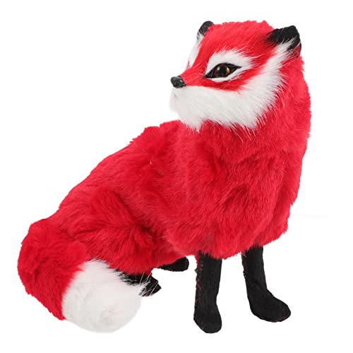 Milisten Fox Plush Toy Fuchs Ausgestopft Plüsch Tierverzierung Kleine Füchse Figur Entzückende Füchse Puppe Heimische Tierdekorationen Rot Kunststoff Milisten Fox Plush Toy Fuchs Ausgestopft Plüsch Tierverzierung Kleine Füchse Figur Entzückende Füchse Puppe Heimische Tierdekorationen Rot Kunststoff von Milisten