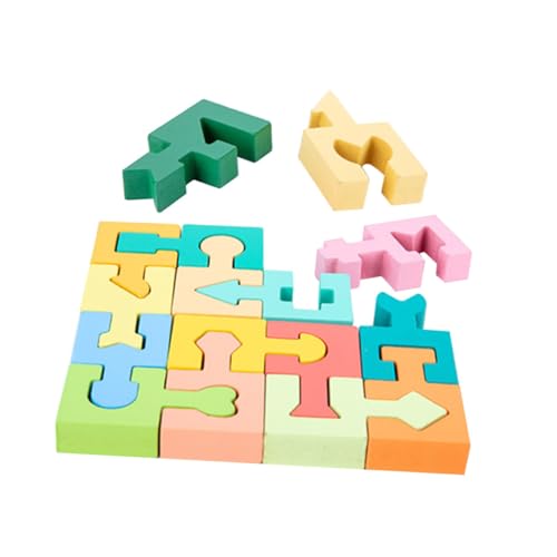 Milisten Frühes Lernspielzeug Teiliges Formenerkennungs Puzzle Umweltfreundliche Sichere Montessori Bauklötze Fördert Kreativität Problemlösung für Jungen und Mädchen Milisten Frühes Lernspielzeug Teiliges Formenerkennungs Puzzle Umweltfreundliche Sichere Montessori Bauklötze Fördert Kreativität Problemlösung für Jungen und Mädchen von Milisten