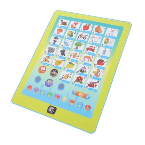 Milisten Frühes Lernspielzeug für Arabische Lernmaschine mit Touchscreen Interaktiven Soundbüchern und Alphabet Spiele für Vorschulkinder Batteriebetrieben von Milisten