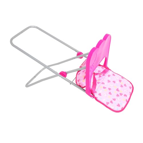 Milisten Für Esszimmerstühle Puppenhochstuhl -hochstuhl Puppenstuhl Möbel Spielzeughochstuhl Für Puppen Puppen-hochstuhl-schmuck Puppensachen Plastik Rosa von Milisten