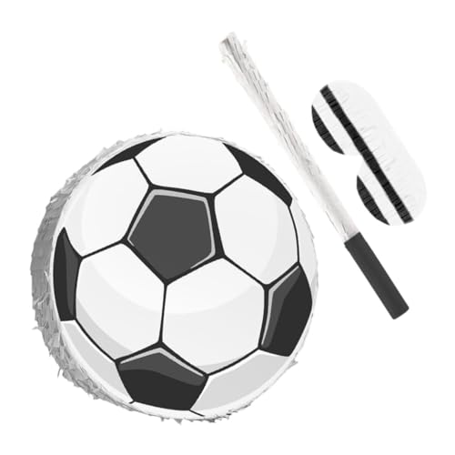 Milisten Fußball-piñata Aus Karton Mit Aufhängering Inklusive Stock Und Augenbinde Für Geburtstagspartys Sport-events Und Party-dekoration Milisten Fußball-piñata Aus Karton Mit Aufhängering Inklusive Stock Und Augenbinde Für Geburtstagspartys Sport-events Und Party-dekoration von Milisten