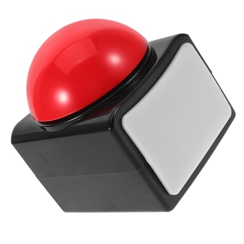Milisten Game Show Buzzer Antwort Summer mit Soundfunktion Schnelle Quiz Taste für Partyspiele und Wettbewerbe Multifunktionaler Squeeze Button für Familien und Soziale Events von Milisten