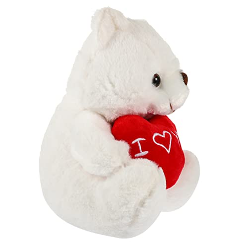 Milisten Gefüllter Plüschbär mit Herz Weicher für Kuscheltier zu Valentinstag und Geburtstagsfeiern und Schlaffördernd Hochwertiges Milisten Gefüllter Plüschbär mit Herz Weicher für Kuscheltier zu Valentinstag und Geburtstagsfeiern und Schlaffördernd Hochwertiges von Milisten
