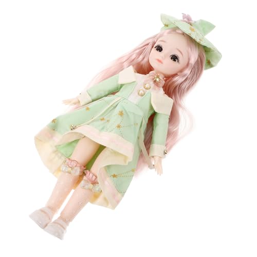Milisten Gelenkpuppe Hat Puppenschaufensterpuppenform Kugelgelenkpuppen Anime Puppe Puppen Für Mädchen Süße Puppen Amerikanische Puppe Puppenkleid Puppenkleidung Miniatur von Milisten