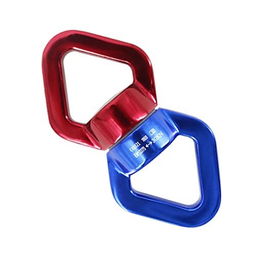 Milisten Yoga Gimbal Drehverbinder Aluminium für Erwachsene Schwenkbar Robust Drehbar für Hängematten und Schaukeln für Outdoor Aktivitäten von Milisten