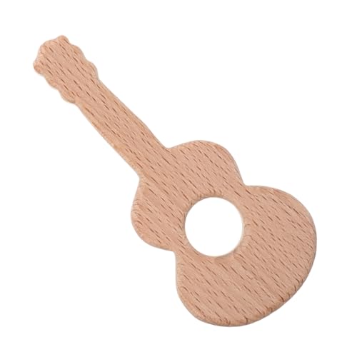 Milisten Gitarrenschmuck Für Deko Akustikgitarren-Ornament Bassgitarrenverzierung Home Decorative Ornamente Einzigartige Ornamente Miniatur Gitarre Holz Khaki von Milisten
