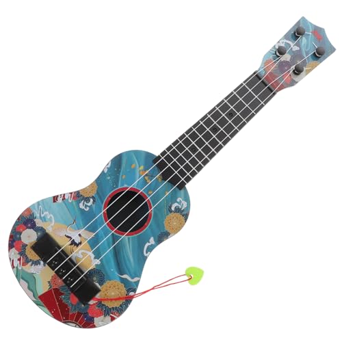 Milisten Gitarrenspielzeug mit Einstellbarem Pädagogisches Musikinstrument für Frühes Lernen Sicher und Langlebig für Kleine Musiker von Milisten