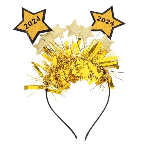 Milisten Glitzerndes Neujahrs Stirnband mit Sternen für Damen Festliches Haaraccessoire Leicht und Bequem für Partys und Feiern Milisten Glitzerndes Neujahrs Stirnband mit Sternen für Damen Festliches Haaraccessoire Leicht und Bequem für Partys und Feiern von Milisten