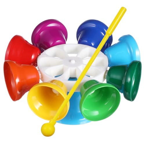 Milisten Glockenspiel Musikinstrument für Kleinkinder Leicht und Langlebig für Kindergärten mit Sicherer Glatter Oberfläche und Bunten Farben von Milisten