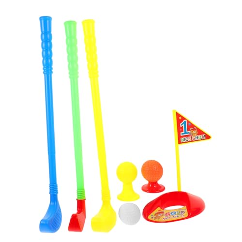 Milisten Golf Set für Outdoor und Indoor Sportspielzeug für Motorik und Geduld Robuste und Langlebige Mini Golf Spielsachen Zufälligen Farben Zufällige Farbe Zufällige Farbe von Milisten