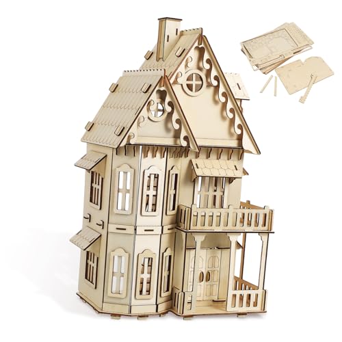 Milisten Gothic Villa Holzpuzzle DIY Modellbausatz für Erwachsene und Kreative Dekoration für Partys Geburtstage und Besondere Anlässe Robustes Material mit Feinen Details Milisten Gothic Villa Holzpuzzle DIY Modellbausatz für Erwachsene und Kreative Dekoration für Partys Geburtstage und Besondere Anlässe Robustes Material mit Feinen Details von Milisten