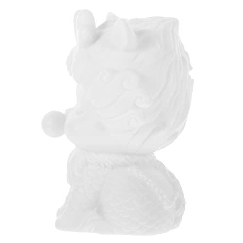 Milisten Graffiti -Puppe Leere Puppe Für Graffiti Kinderspielzeug Unfertige Leere Puppe Unfertige Puppe Für Cartoon-puppenspielzeug Unfertige DIY-Puppe Weiß Vinyl von Milisten