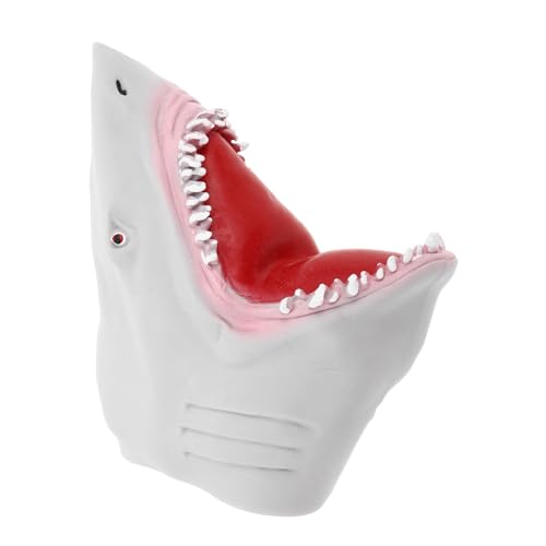 Milisten Graue Haifisch -handpuppe Handpuppen Für Tierpuppe Puppenspielzeug Hai-fingerpuppe Partyzubehör Handpuppen Für Erwachsene Wiederverwendbare Handpuppen Handpuppe Hai TPR von Milisten