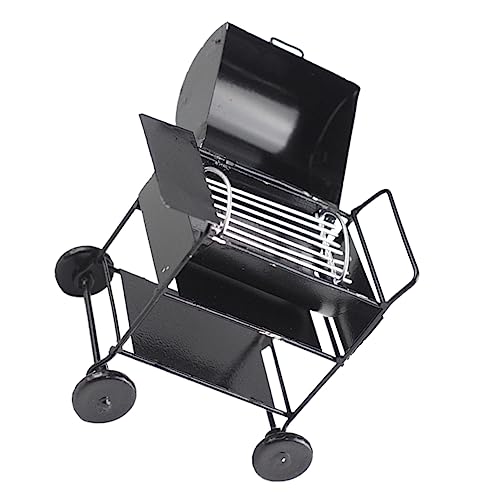 Milisten Grillspielzeug Mini Puppenhaus-Grill Kleiner Grill Grillmodell für kleines BBQ House Toy -Grill Küchenzubehör für Puppenstuben Metall Schwarz Milisten Grillspielzeug Mini Puppenhaus-Grill Kleiner Grill Grillmodell für kleines BBQ House Toy -Grill Küchenzubehör für Puppenstuben Metall Schwarz von Milisten