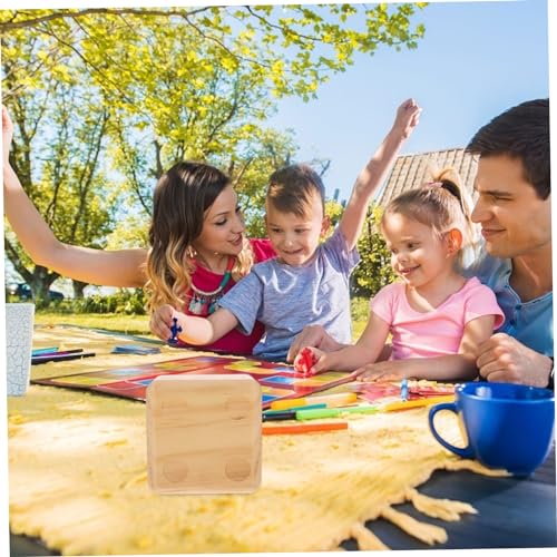 Milisten Großer Holzwürfel aus Natürlichem Holz Handgefertigter Spielwürfel mit Abgerundeten Ecken Robust und Praktisch für Garten Party und Familienunterhaltung Milisten Großer Holzwürfel aus Natürlichem Holz Handgefertigter Spielwürfel mit Abgerundeten Ecken Robust und Praktisch für Garten Party und Familienunterhaltung von Milisten