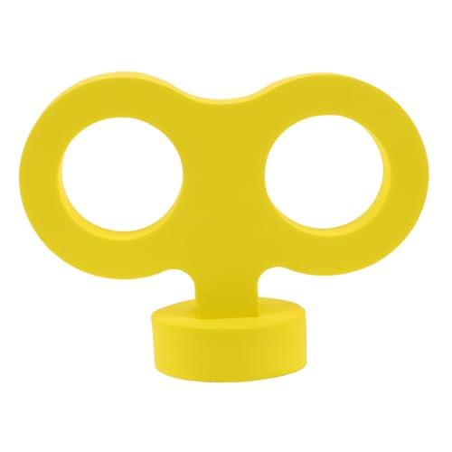 Milisten Großer Sponge Eva Autoaufkleber mit Aufziehschlüssel Kreative Wind Up Dekoration Selbstklebend Robuste Außenverzierung Spielerisches Auto Zubehör für Altersgruppen von Milisten