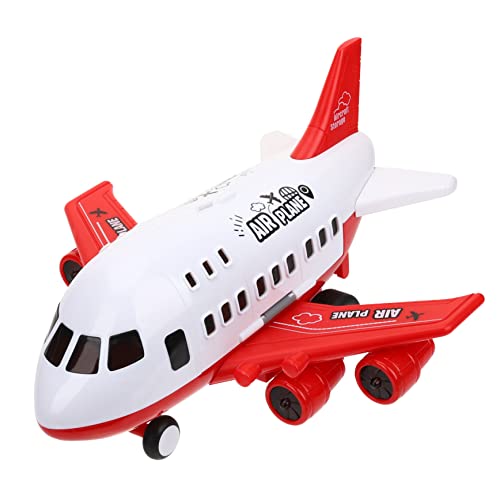 Milisten Großes Flugzeugspielzeug Für Kleinkinder Inertiales Spielzeugflugzeug Für Junge Mädchen Ab Monaten Fördert Die Motorischen Fähigkeiten Und Kreative von Milisten