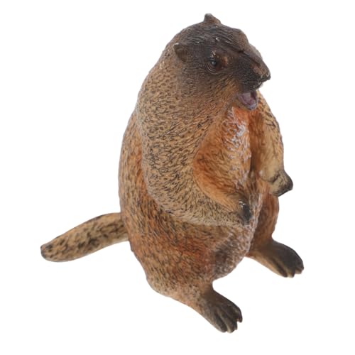 Milisten Groundhog -Modell Tierdekoration Simulationstiermodell-Ornamente Simulationstiere Landschaftstier Tierfigur Statue Garten-Kunsttier Murmeltier- PVC Light Brown Milisten Groundhog -Modell Tierdekoration Simulationstiermodell-Ornamente Simulationstiere Landschaftstier Tierfigur Statue Garten-Kunsttier Murmeltier- PVC Light Brown von Milisten