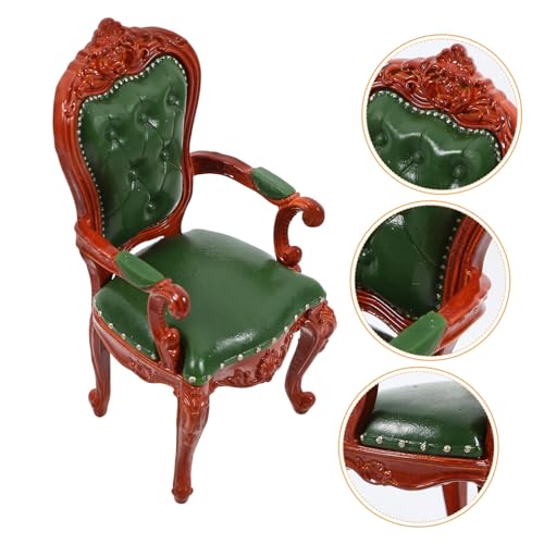 Milisten Grüne Backstreh Stuhlmodell Retro- Kind Unser Miniatur Hoch Dekoration Klein Mini Möbel Puppe Sitz Stuhlmodell Ornament Mini-hausbedarf PVC Milisten Grüne Backstreh Stuhlmodell Retro- Kind Unser Miniatur Hoch Dekoration Klein Mini Möbel Puppe Sitz Stuhlmodell Ornament Mini-hausbedarf PVC von Milisten