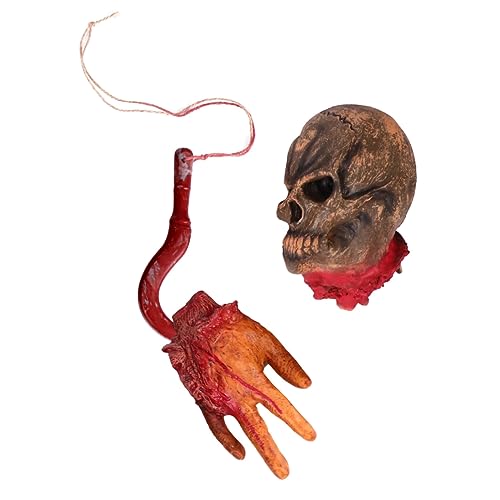 Milisten Gruselige Halloween Dekoration Für Geisterhaus Verkleidungen Für Gebrochene Hand Und Fuß Schaurige Requisiten Für Ihre Halloween Für Spukhaus TLG Milisten Gruselige Halloween Dekoration Für Geisterhaus Verkleidungen Für Gebrochene Hand Und Fuß Schaurige Requisiten Für Ihre Halloween Für Spukhaus TLG von Milisten