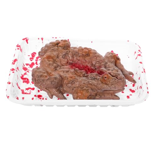 Milisten Gruselige Toad Meal Box Dekoration für Halloween Party Horrorschau für Spukhäuser und Schaurige Feiern mit Milisten Gruselige Toad Meal Box Dekoration für Halloween Party Horrorschau für Spukhäuser und Schaurige Feiern mit von Milisten