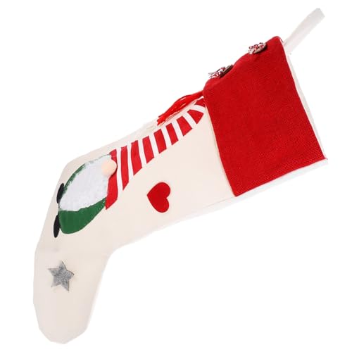 Milisten Hängender Weihnachtsstrumpf Teiliges Weihnachtsdeko Mit Niedlichem Weihnachtsmann Design Für Kaminsims Für Feiertage Milisten Hängender Weihnachtsstrumpf Teiliges Weihnachtsdeko Mit Niedlichem Weihnachtsmann Design Für Kaminsims Für Feiertage von Milisten