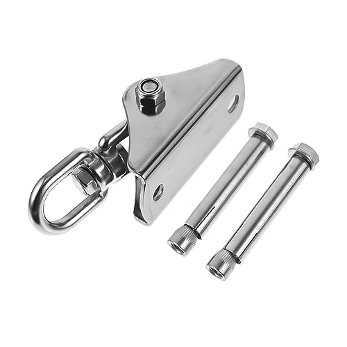 Milisten Metal Hammock Hanger Professioneller Deckenhaken Für Hängesessel Aus Rostfreiem Edelstahl Für Schaukeln Yogastühle Und Mehr Inklusive Dübel Für Einfache Montage von Milisten