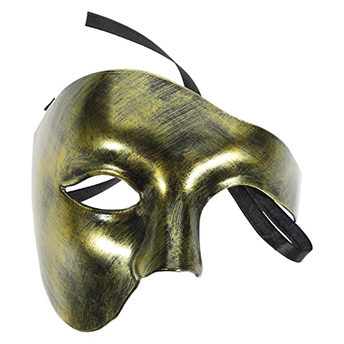 Milisten Halbgesichts Maske für Halloween Tragbare Party Maske für Kostümpartys und Karneval Verstellbar und Bequem Perfektes Cosplay Accessoire von Milisten