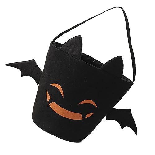 Milisten Halloween Baumwoll Goody Bags Faltbare Süßigkeitstaschen Für Halloween Robuste Aufbewahrungstaschen Mit Halloween Design Für Trick Treat Und Dekoration von Milisten