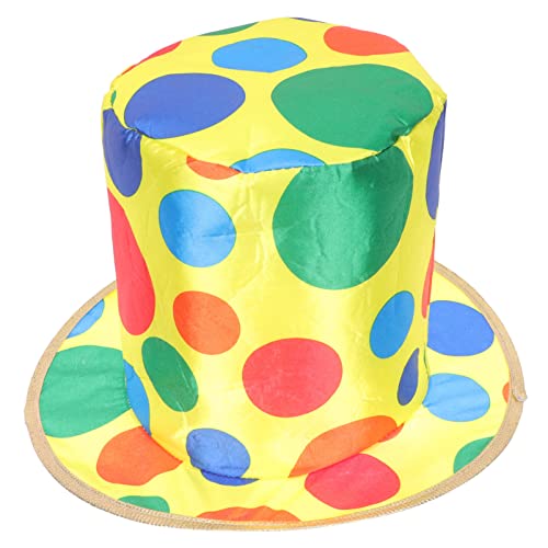 Milisten Halloween Clown Hut Lustige Kopfbedeckung für Karneval Kostümpartys und Zirkusauftritte Bequeme und Kreative Verkleidung für Clown Cosplay und Halloween Feiern von Milisten