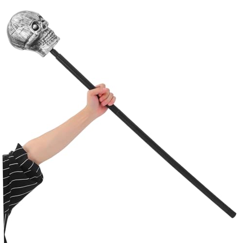 Milisten Halloween Gehstock Requisite Halloween Dekor Cosplay Zubehör Gehstock Requisiten Dekor Ornament Abs Materialien Stabil Im Gebrauch Leicht Und Einfach Zu Tragen Für von Milisten