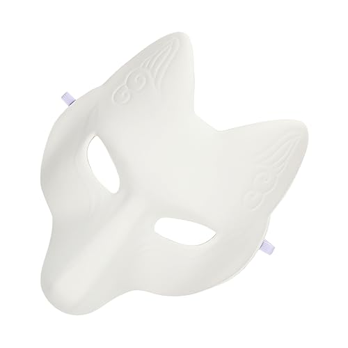 Milisten Halloween DIY Fuchsmaske Unbemalte Tiermaske für Kreative Partys für Halloween Cosplay und Bastelaktivitäten Fördert Spaß Kommunikation Freunden Milisten Halloween DIY Fuchsmaske Unbemalte Tiermaske für Kreative Partys für Halloween Cosplay und Bastelaktivitäten Fördert Spaß Kommunikation Freunden von Milisten
