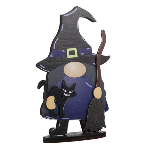 Milisten Halloween Deko Holzschild Tischdekoration Charmante Holzfigur für Halloween Feiern und Festliche Anlässe für Tisch und Raumgestaltung Milisten Halloween Deko Holzschild Tischdekoration Charmante Holzfigur für Halloween Feiern und Festliche Anlässe für Tisch und Raumgestaltung von Milisten