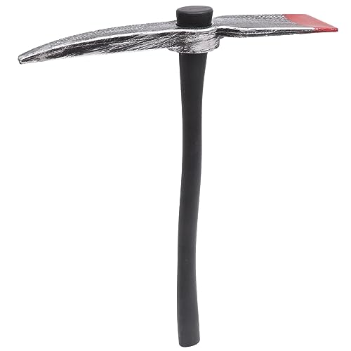Milisten Halloween Deko Simulation Pickaxe aus Kunststoff Realistisches Kostümzubehör für Halloween Feiern Cosplay Bühnenaufführungen Sicheres für Gruselpartys und Karneval Milisten Halloween Deko Simulation Pickaxe aus Kunststoff Realistisches Kostümzubehör für Halloween Feiern Cosplay Bühnenaufführungen Sicheres für Gruselpartys und Karneval von Milisten