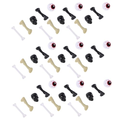 Milisten Halloween Deko mit Realistischen Skelettknochen und Blutigen Kunststoff-Augen Langlebige Gruselige Halloween Requisiten für Party Dekoration Wiederverwendbar und Detailreich Milisten Halloween Deko mit Realistischen Skelettknochen und Blutigen Kunststoff-Augen Langlebige Gruselige Halloween Requisiten für Party Dekoration Wiederverwendbar und Detailreich von Milisten