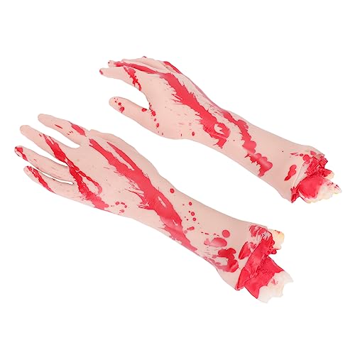 Milisten Halloween Dekorative Abgetrennte Hände Realistische Gruselige Requisiten für Spukhaus Party Gartendekoration und Halloween Atmosphäre Milisten Halloween Dekorative Abgetrennte Hände Realistische Gruselige Requisiten für Spukhaus Party Gartendekoration und Halloween Atmosphäre von Milisten